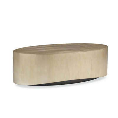 Caracole Classics Come Oval Here Oval Coffee Table & Reviews | Perigold